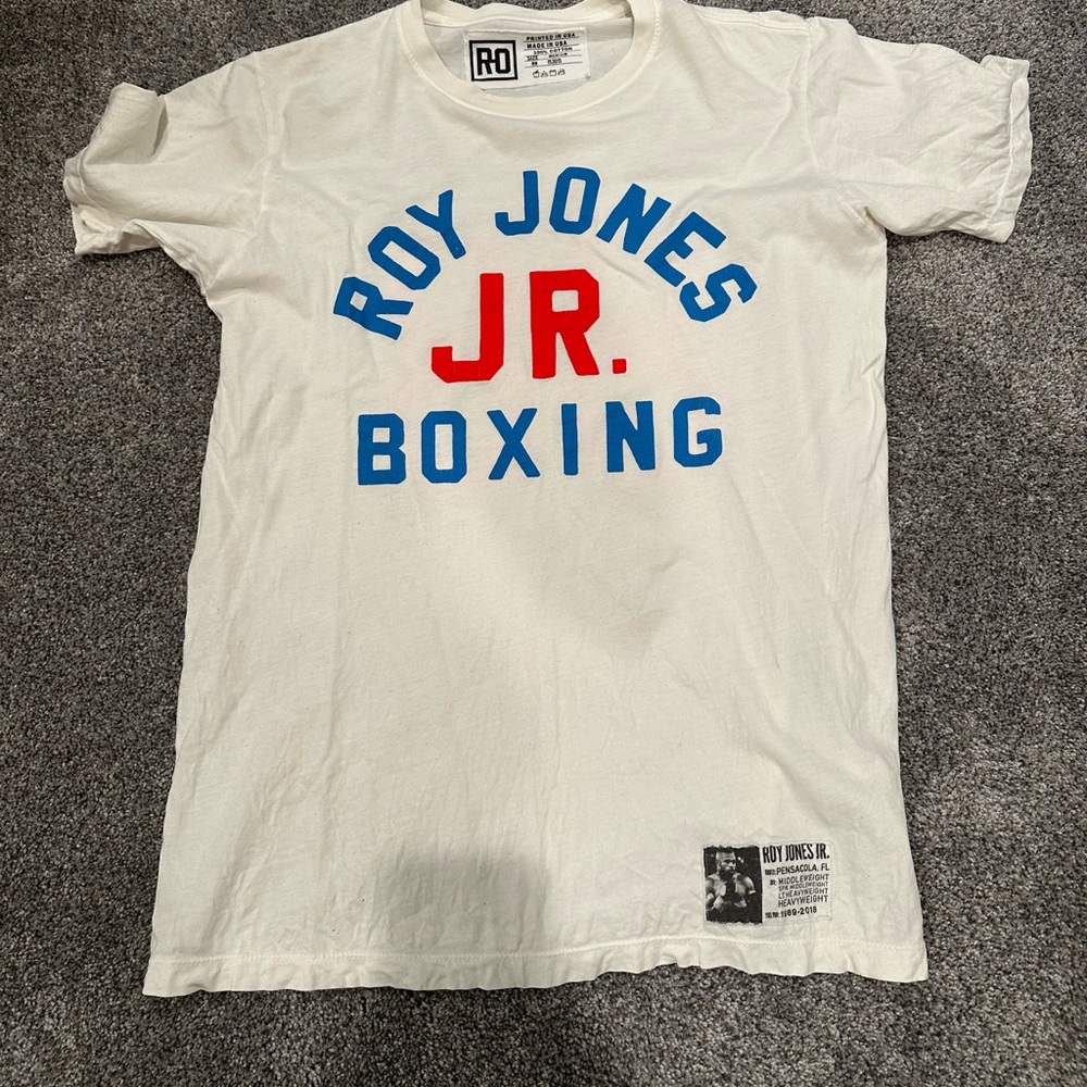 Roy Jones Jr Roots of Fight t-shirt medium
